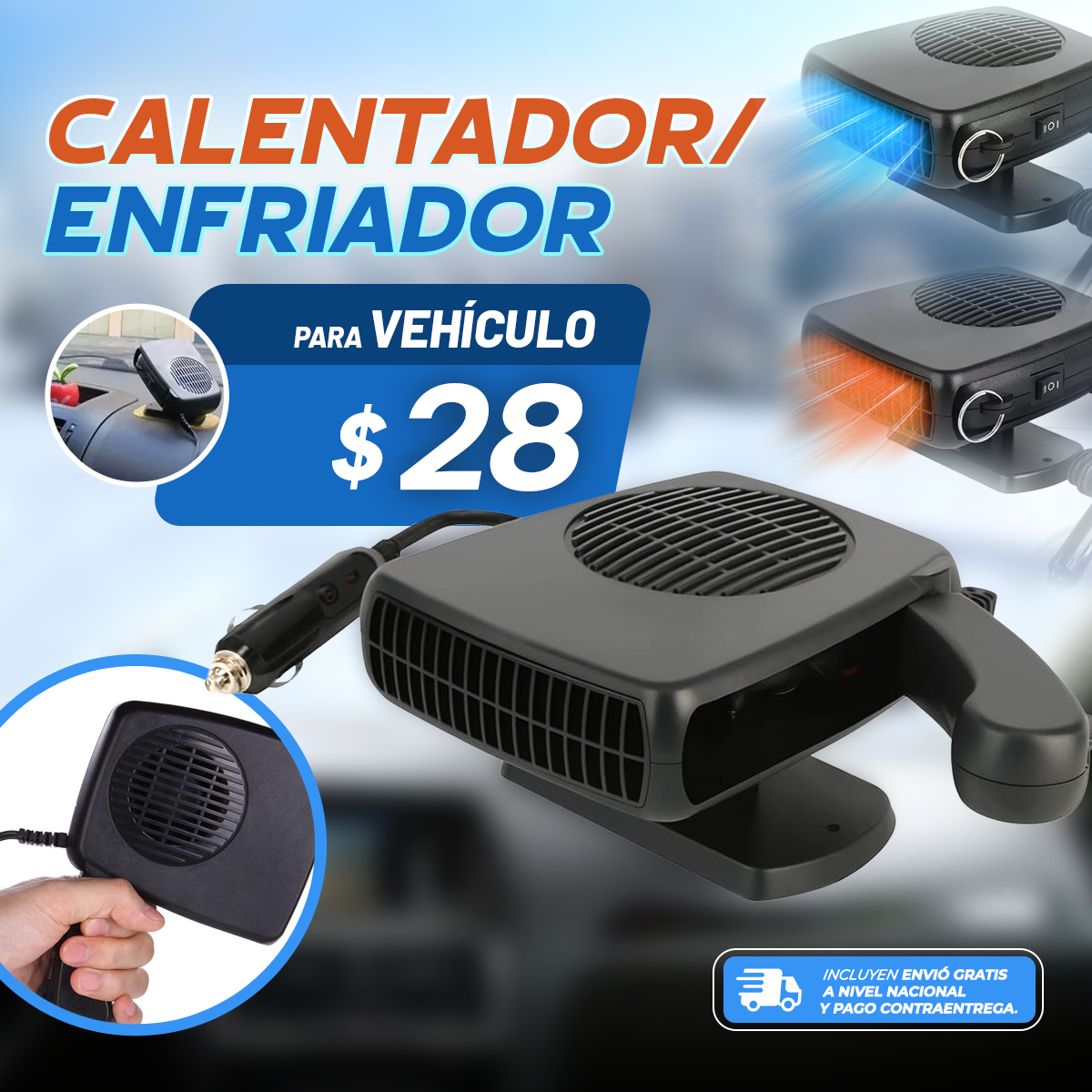 Calentador/Enfriador para Vehículo